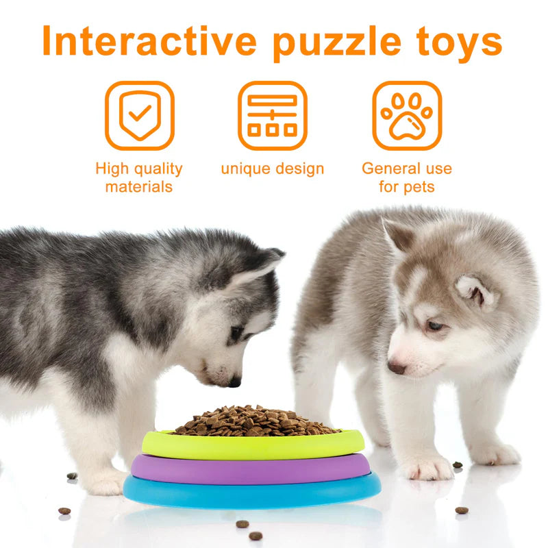 Pet Slow Food Bowl Anti Choking Cat Bowl,3in1