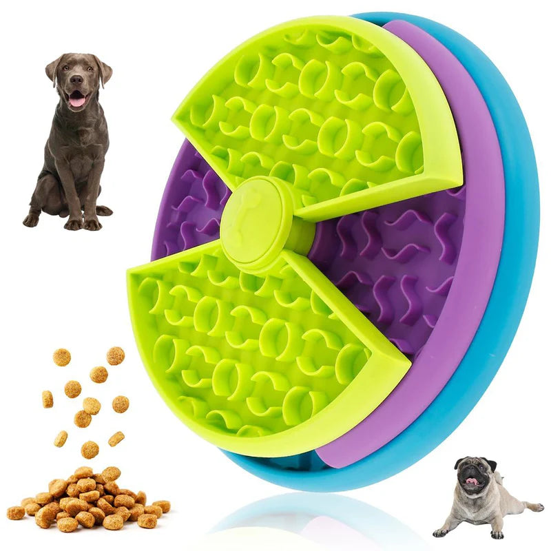 Pet Slow Food Bowl Anti Choking Cat Bowl,3in1
